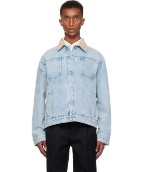 Drôle de Monsieur Blue 'La Veste Jean Délavée' Denim Jacket