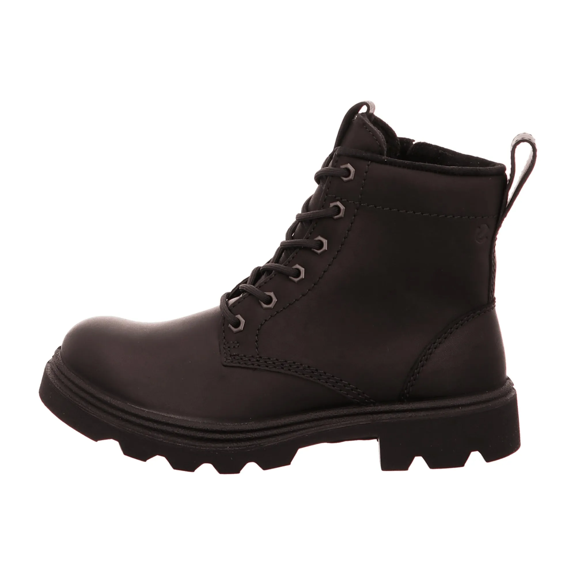 Ecco Women's Black Boots - Durable Lace-Up Ankle Boots with Sporty Outsole