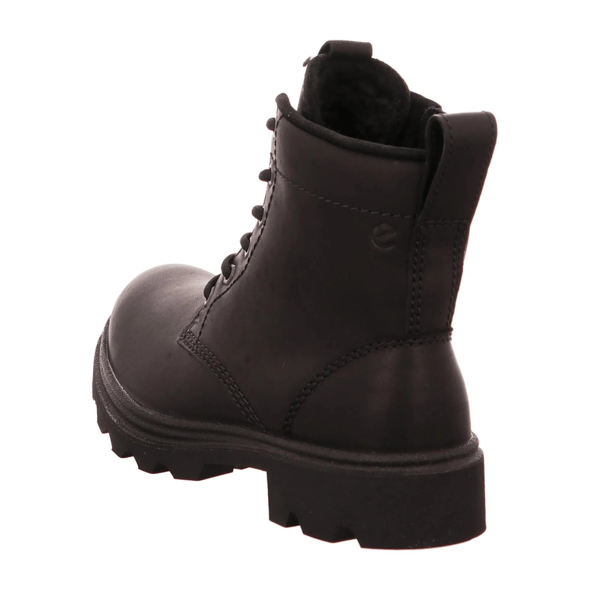 Ecco Women's Black Boots - Durable Lace-Up Ankle Boots with Sporty Outsole