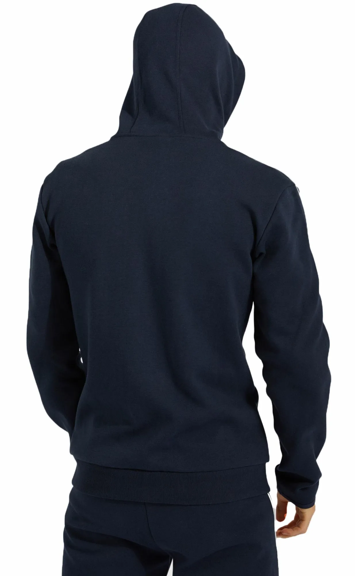 Ellesse Ornari Logo FZ Hoodie Navy