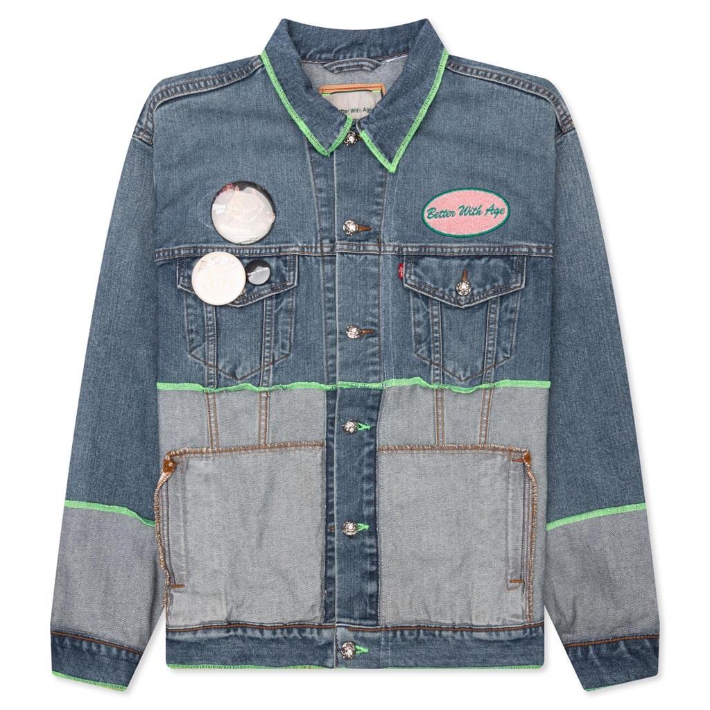 Escapade Reversible Denim Jacket - Blue