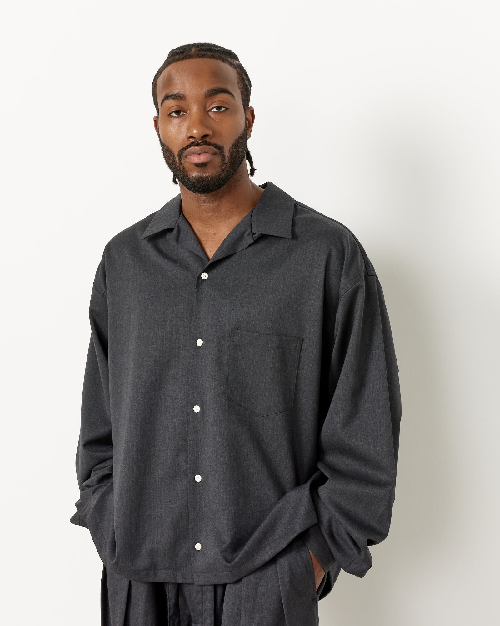 Essentials Long Sleeve Overshirt