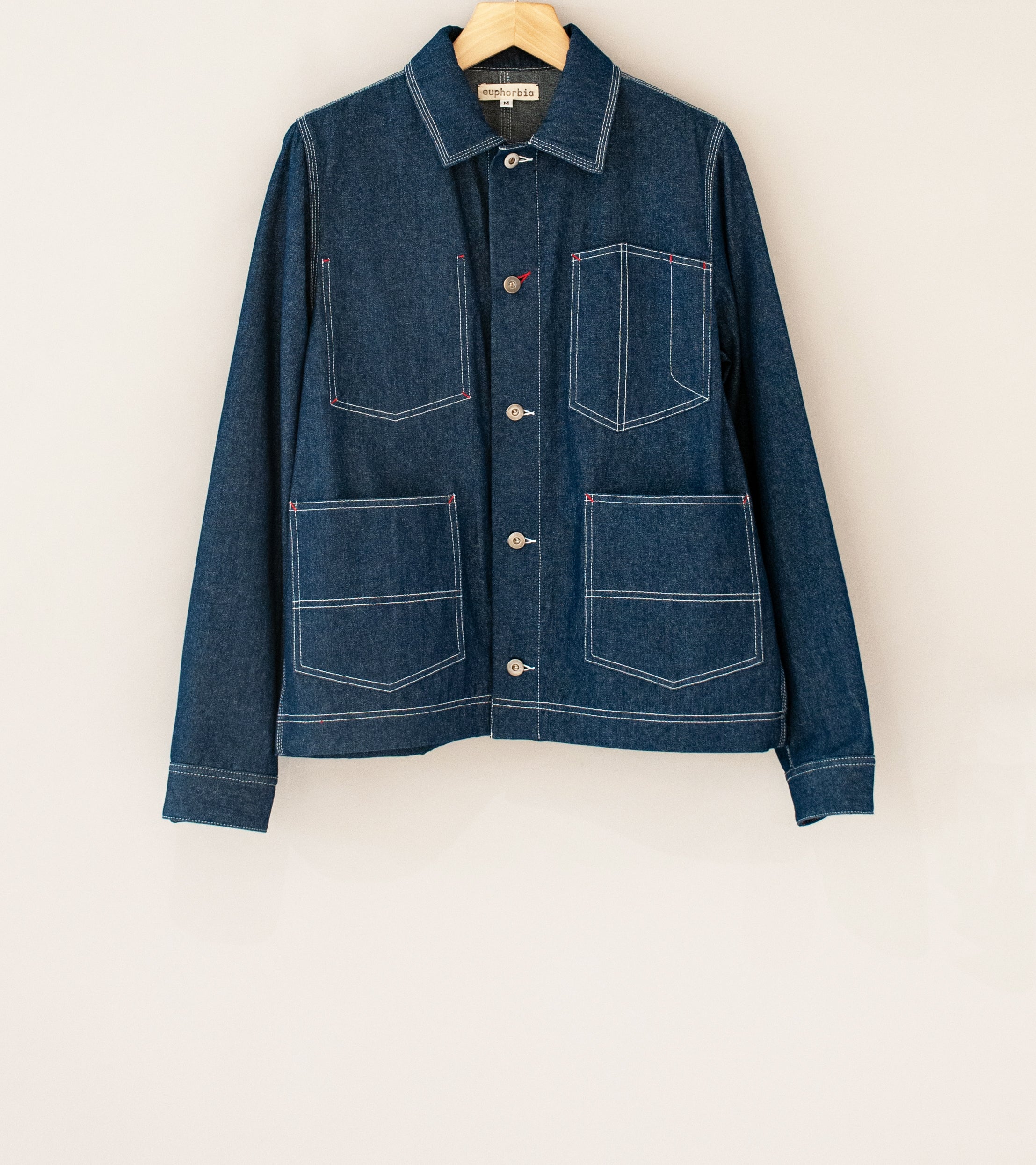 Euphorbia 'Work Jacket V1' (8oz Washed Indigo Denim)