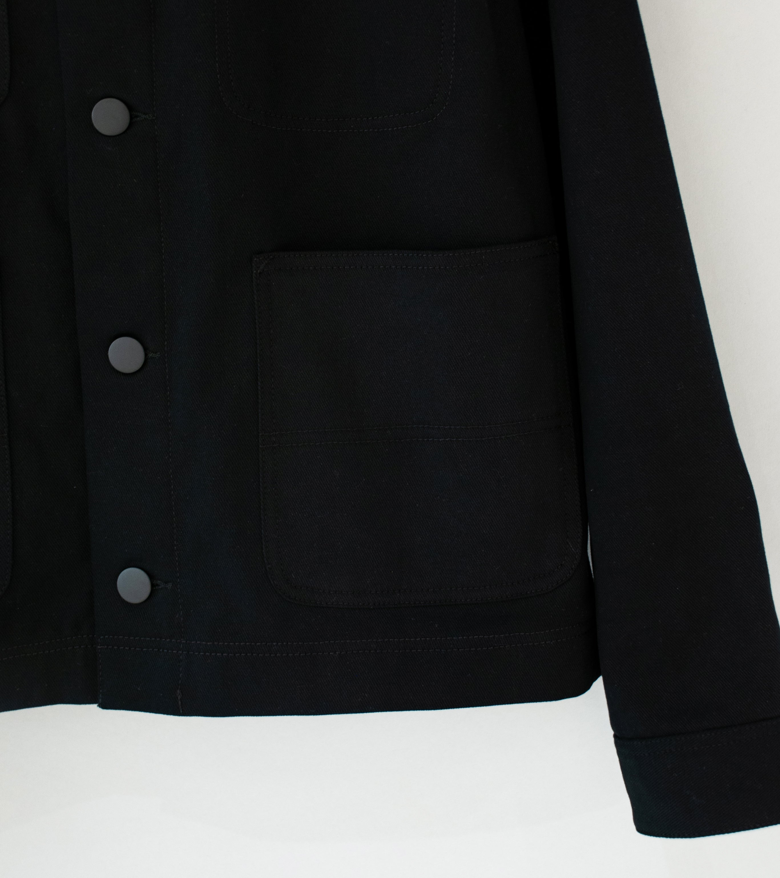 Euphorbia 'Work Jacket V2' (Black 9oz Bull Denim)