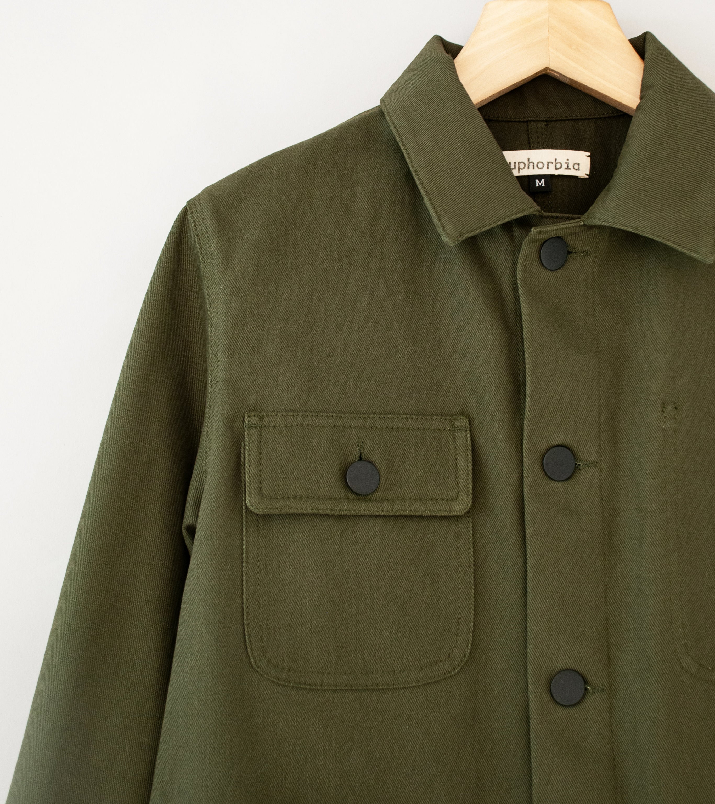 Euphorbia 'Work Jacket V2' (Olive Drab 9oz Bull Denim)