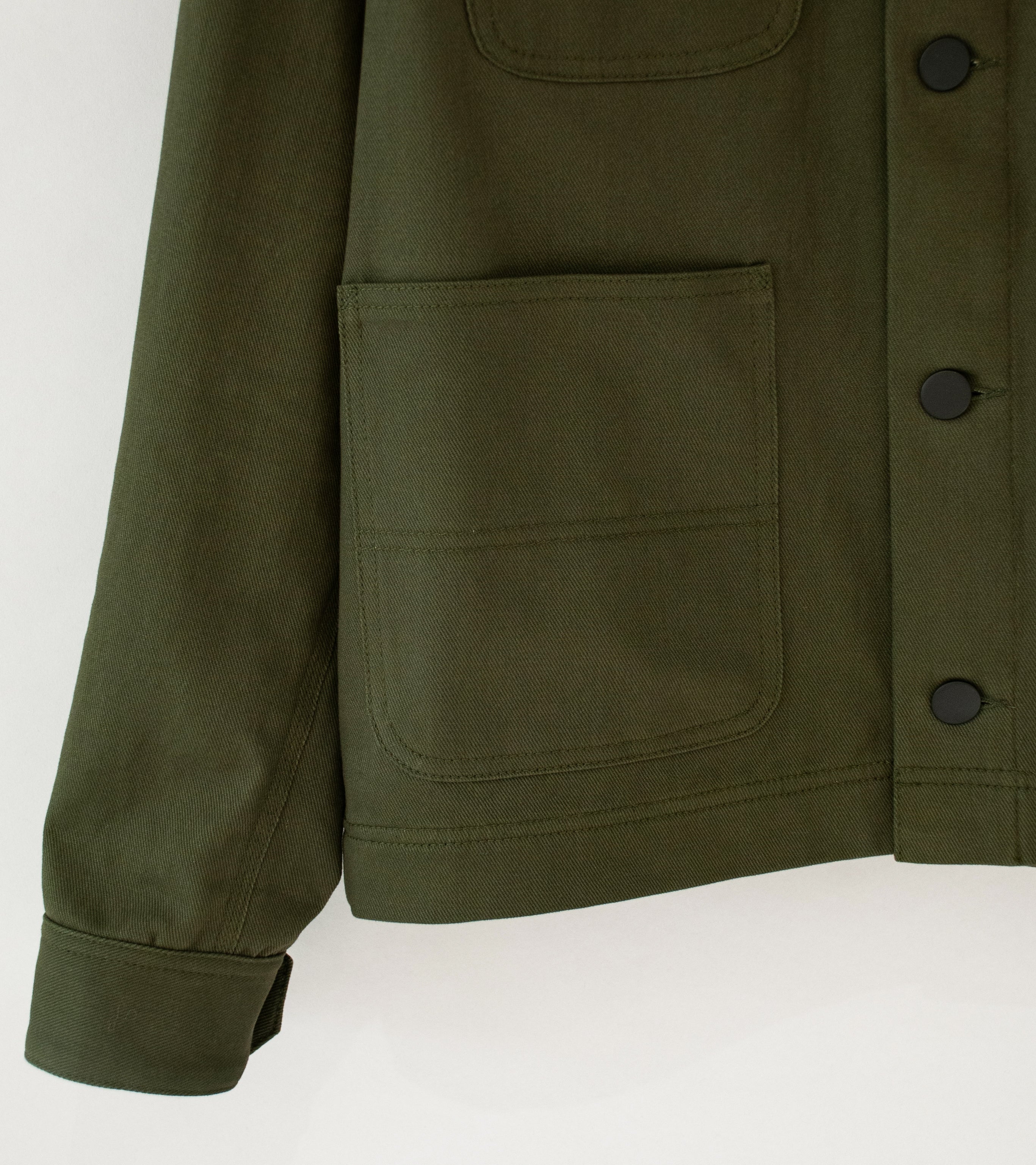 Euphorbia 'Work Jacket V2' (Olive Drab 9oz Bull Denim)