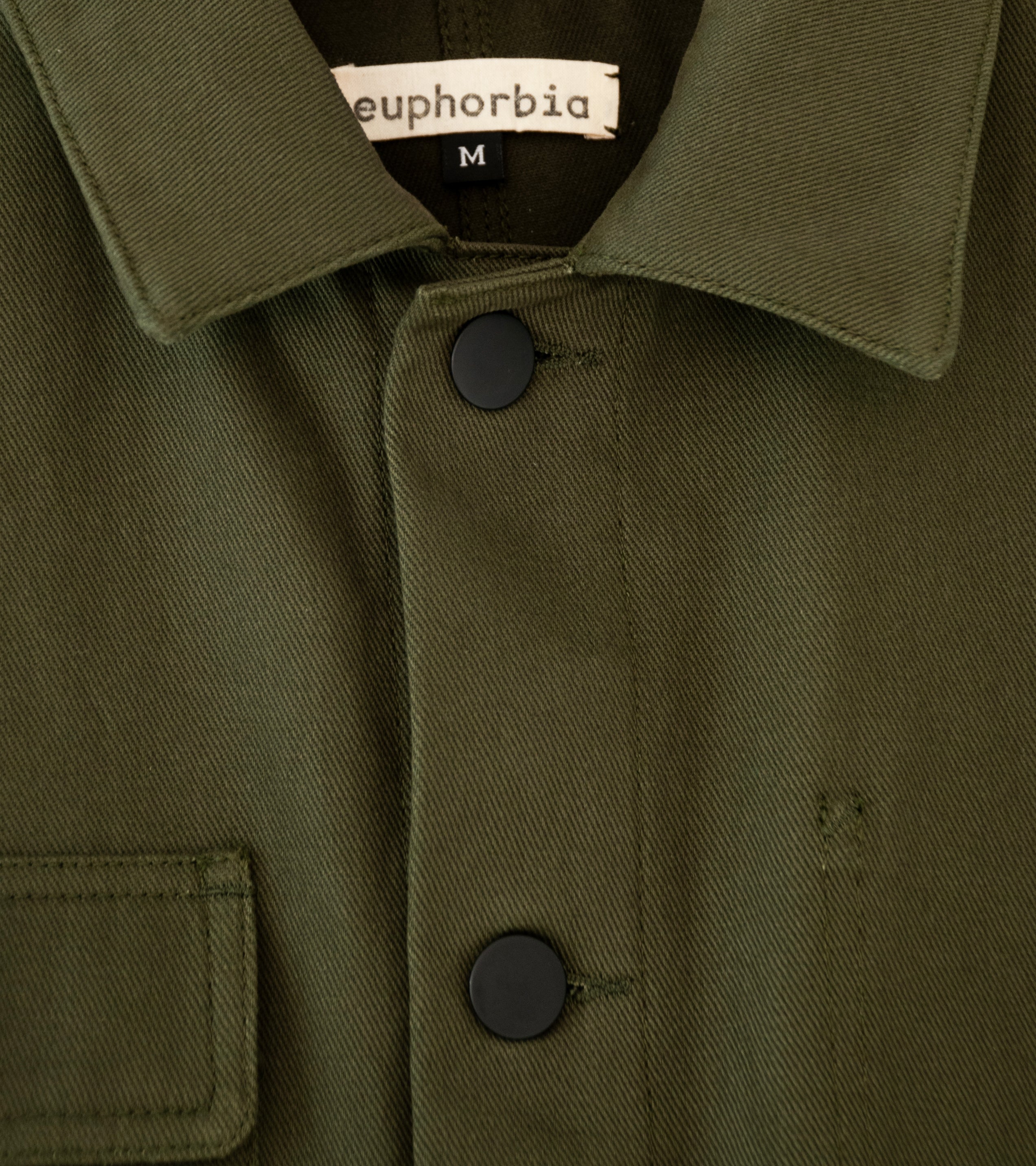 Euphorbia 'Work Jacket V2' (Olive Drab 9oz Bull Denim)