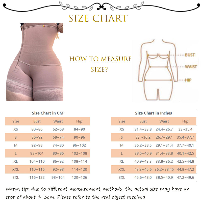 Fajas Colombianas Full Body Shaper Lift Up Butt Lifter Bodysuits