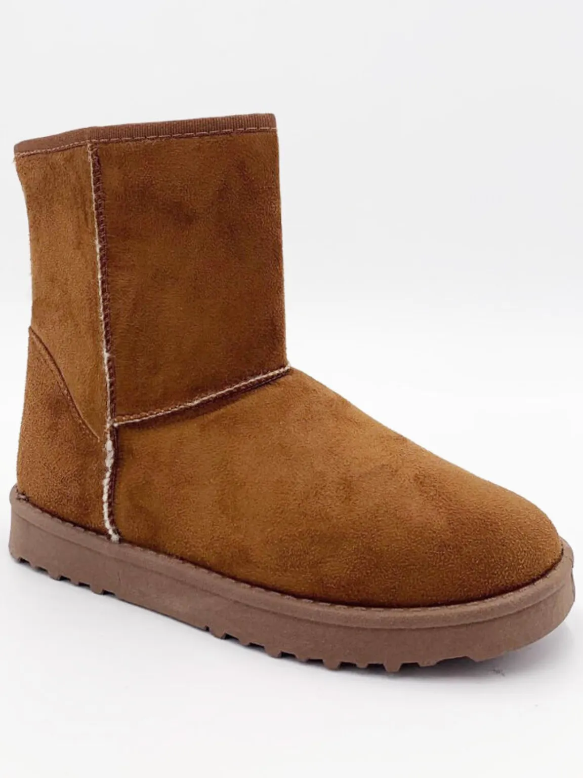 Faux Suede Snug Boots