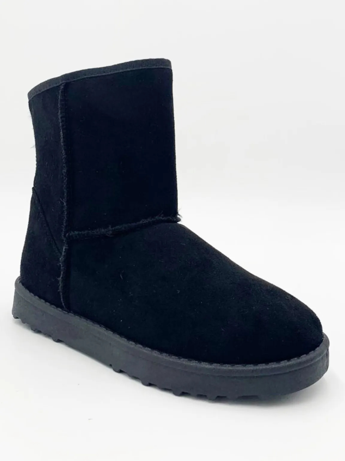 Faux Suede Snug Boots