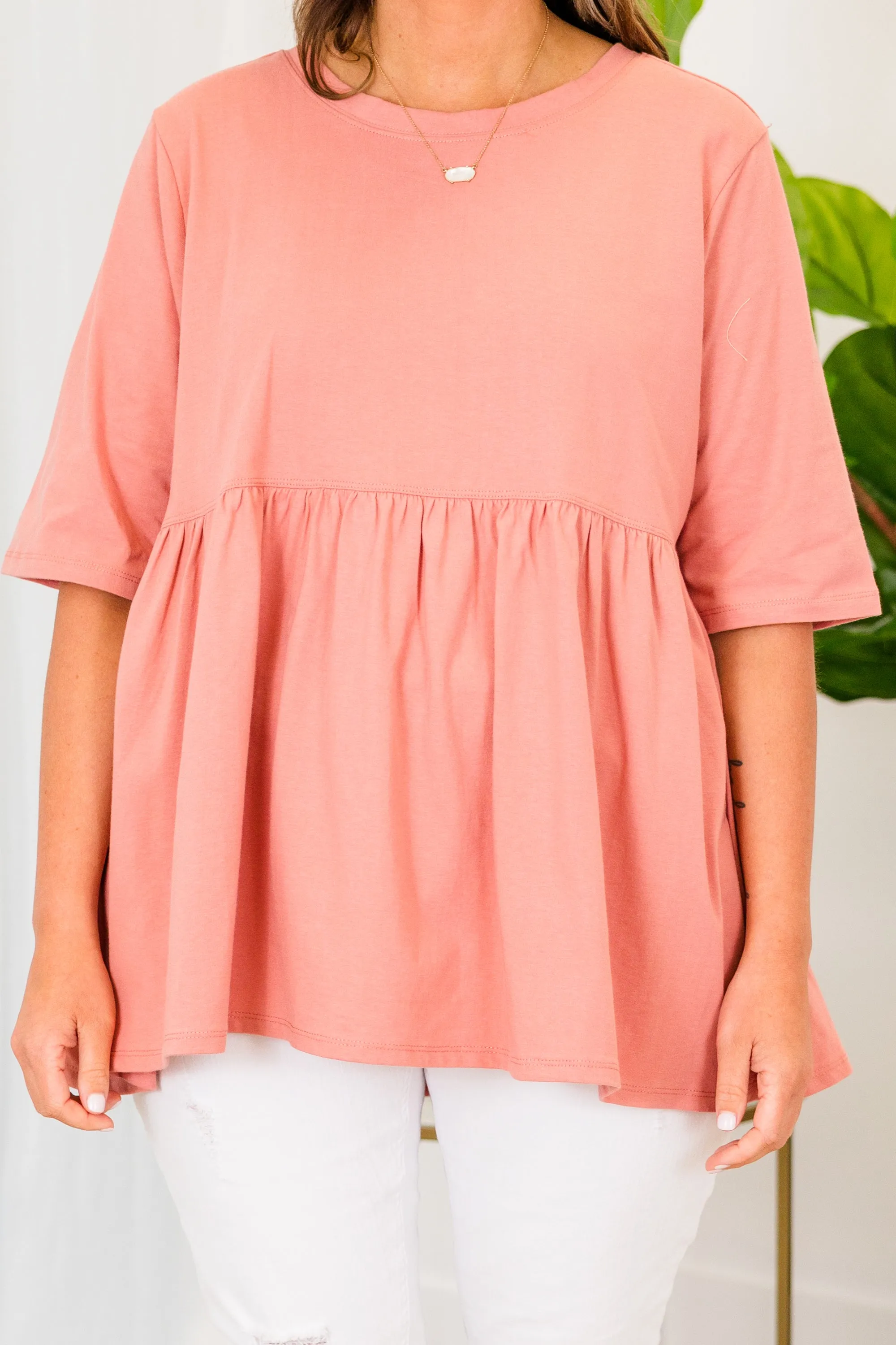 Fearless Soul Top, Ash Rose