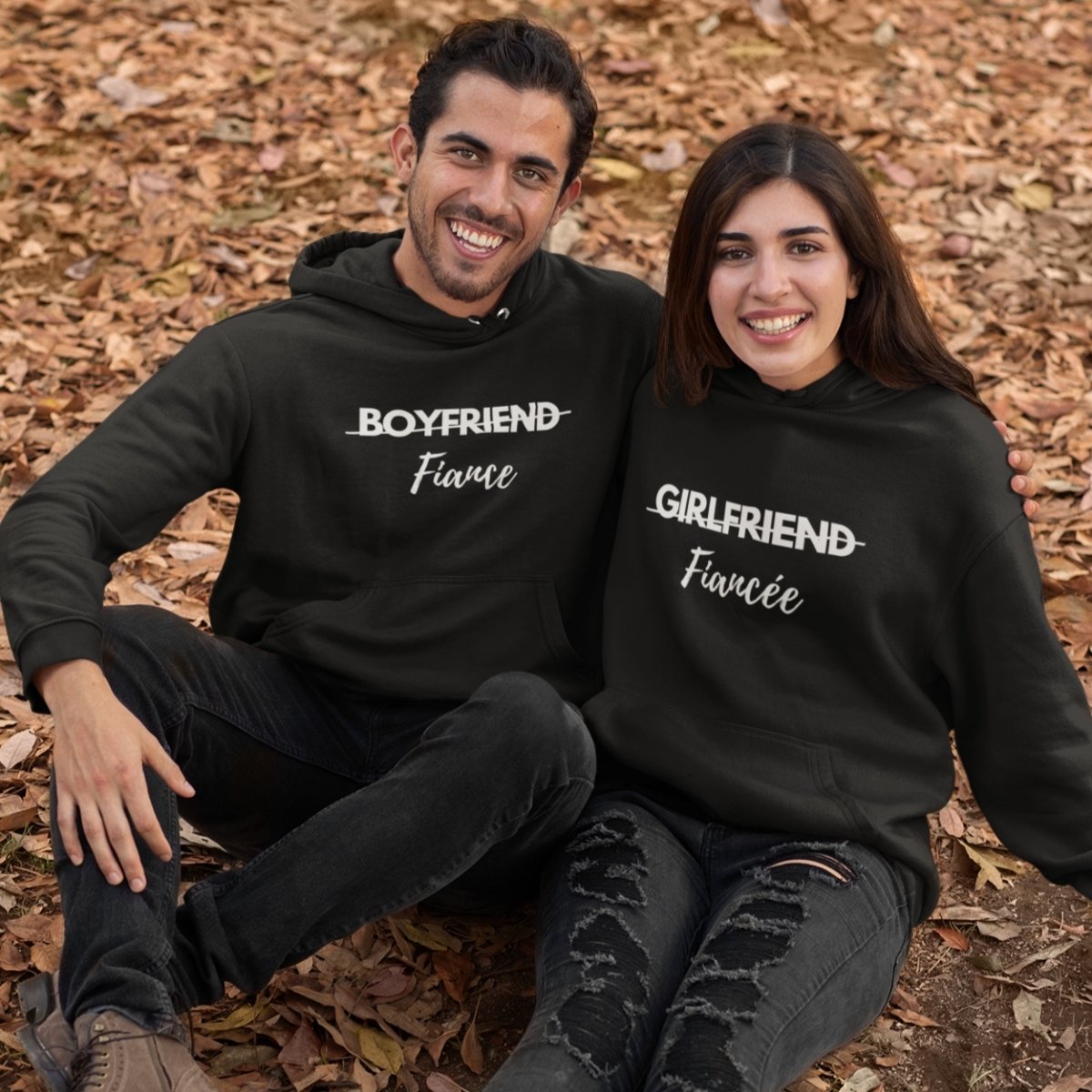 Fiance And Fiancée Matching Couple Hoodies