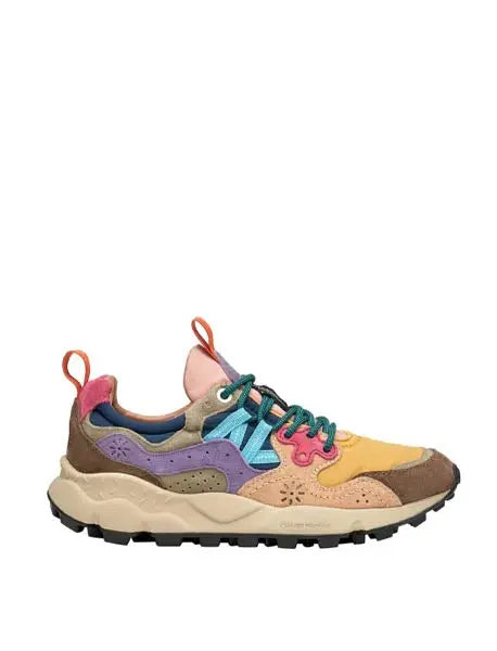 Flower Mountain Womens Yamano 3 Trainers Beige / Orca / Sage