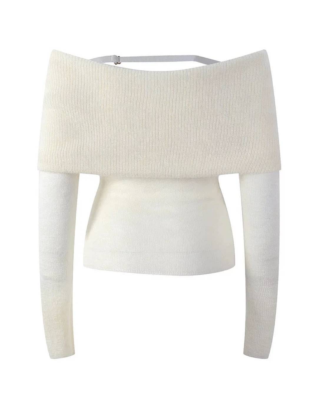 Fuzzy Thin Sweater Knit Top