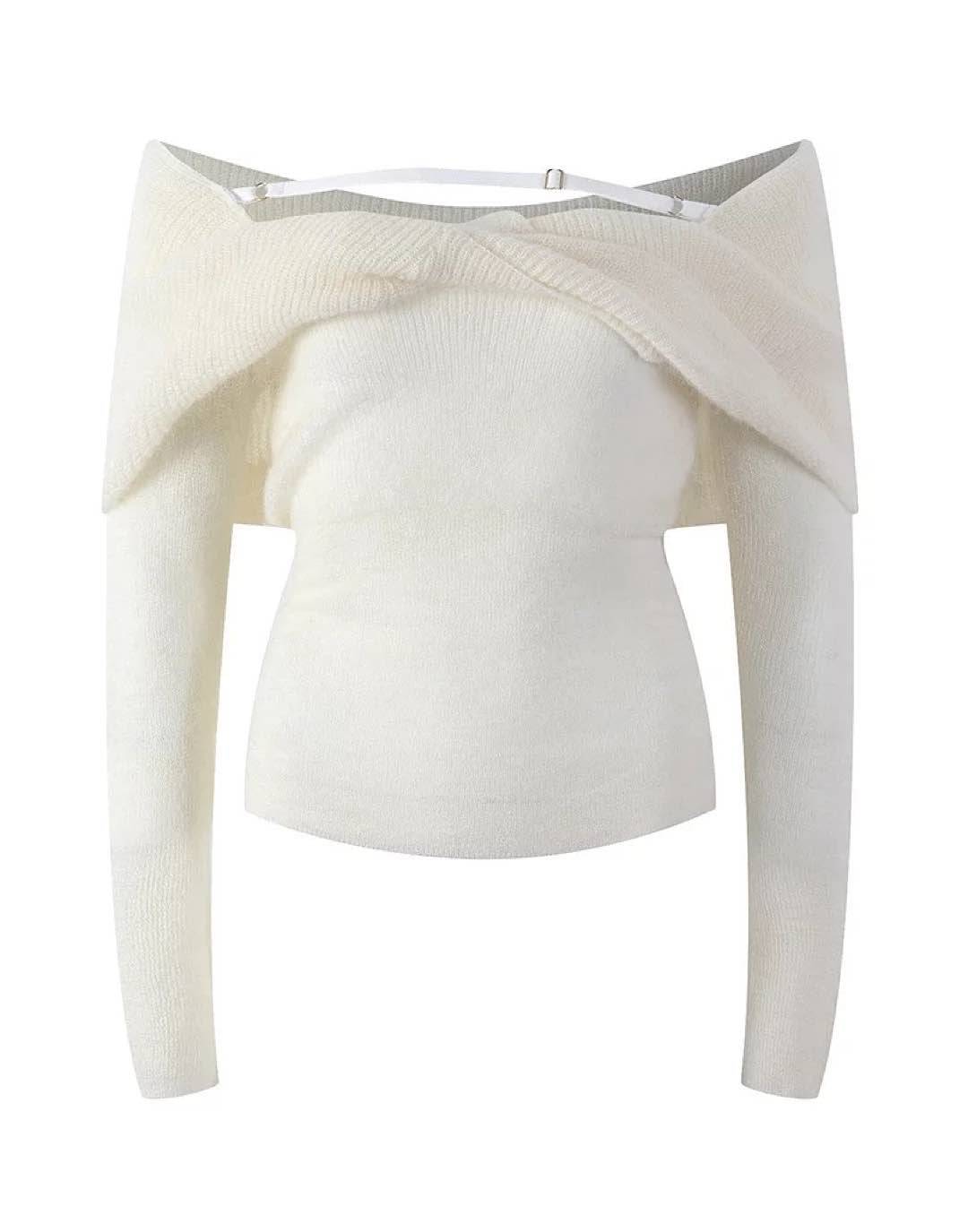 Fuzzy Thin Sweater Knit Top