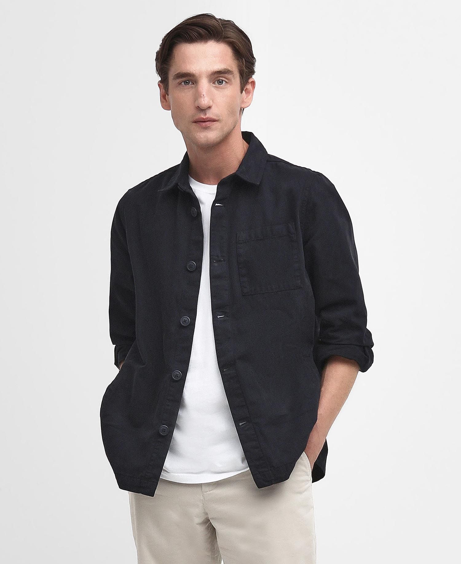 Giacca washed overshirt Barbour