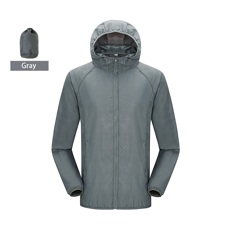 Hiking Waterproof Jacket Women Men Quick Dry Outdoor Sport Rain Coat