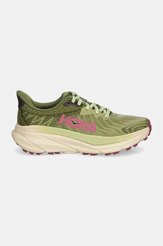 Hoka One One running shoes Challenger ATR 7 green color