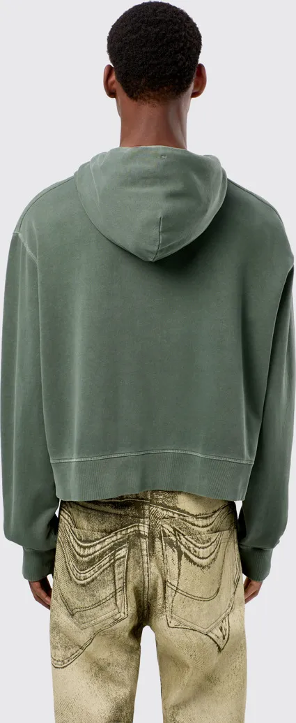 Hoodie Green Cotton Hoodie