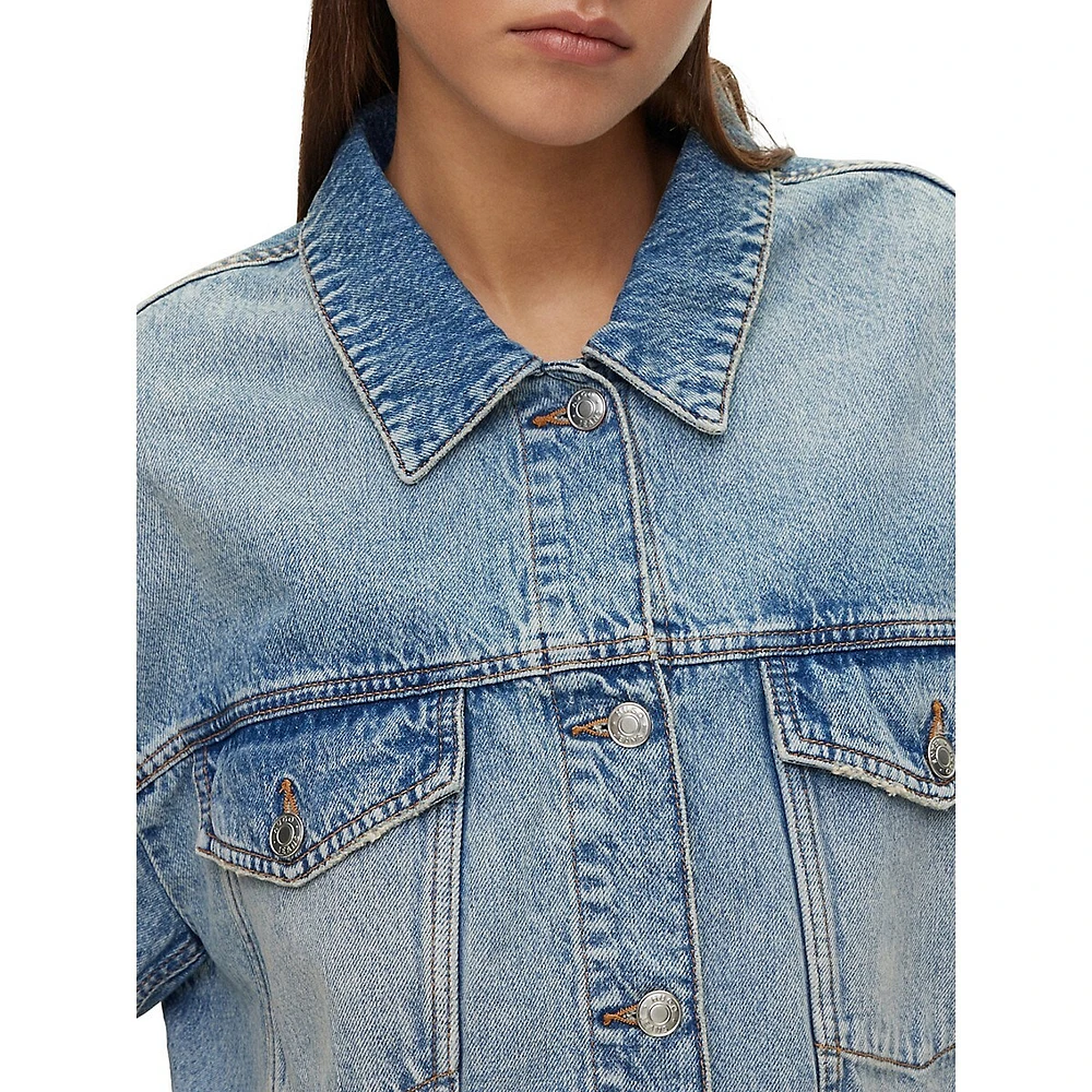 HUGO Cropped Denim Jacket