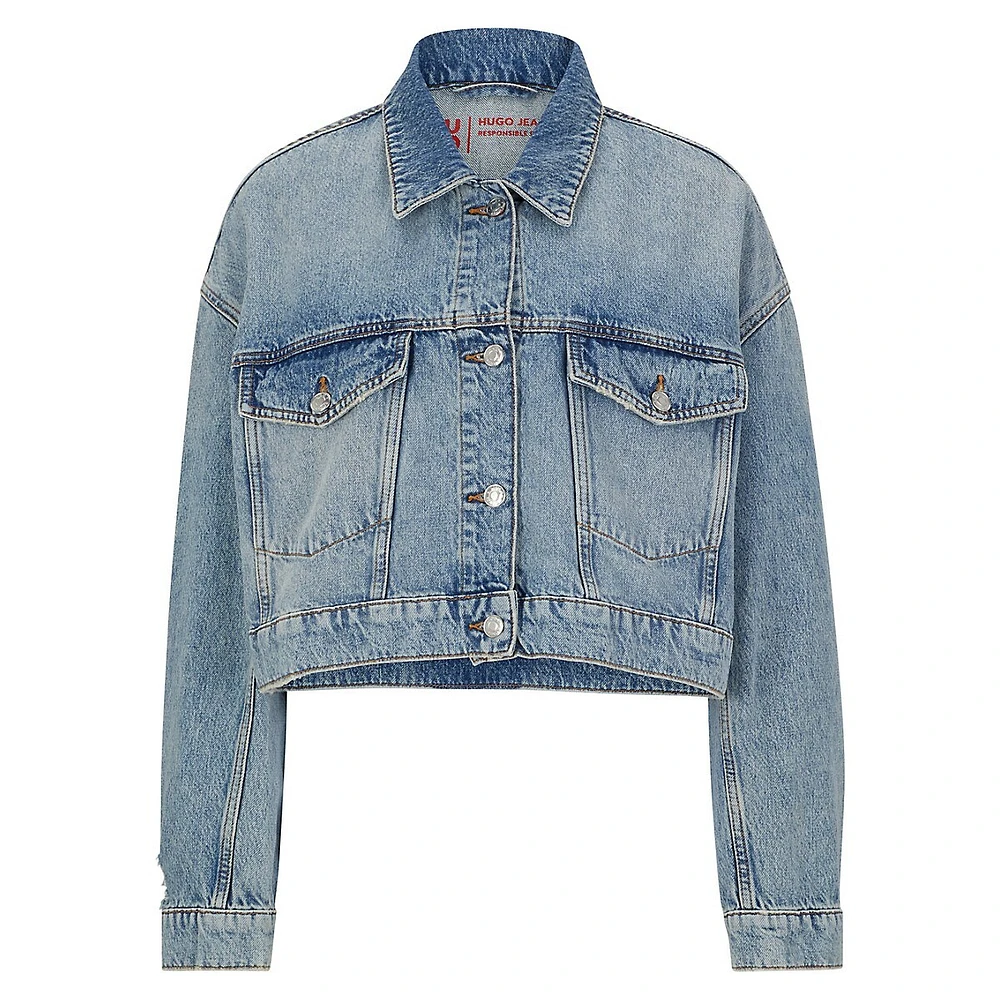 HUGO Cropped Denim Jacket