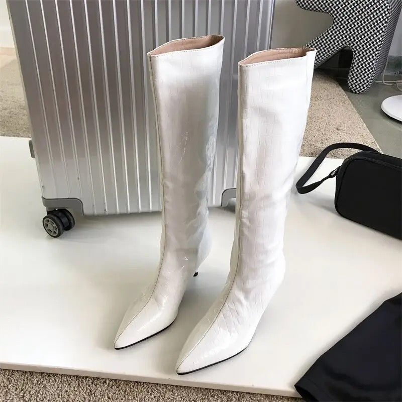 IKELA FAUX LEATHER BOOTS