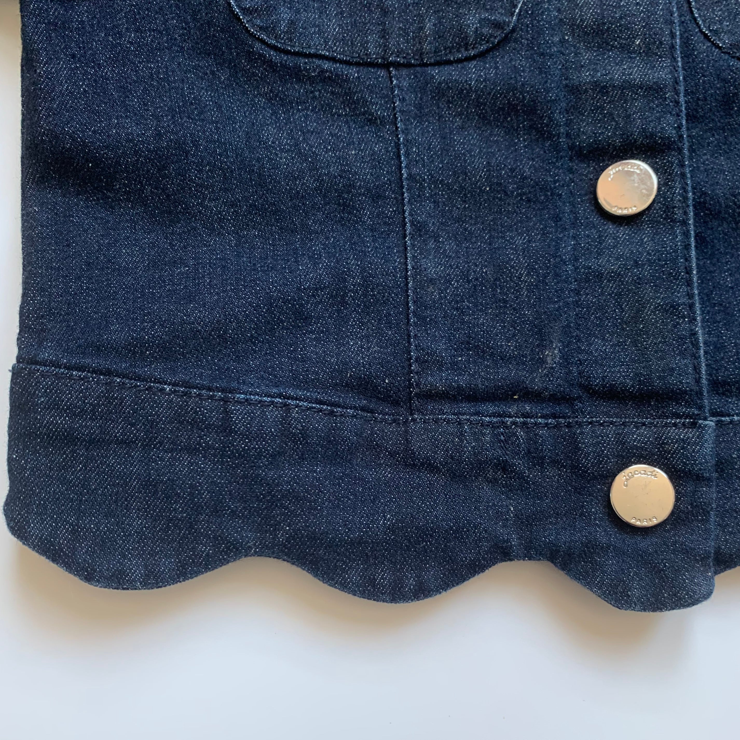 Jacadi Denim Jacket With Scallop Detail: 4 Years