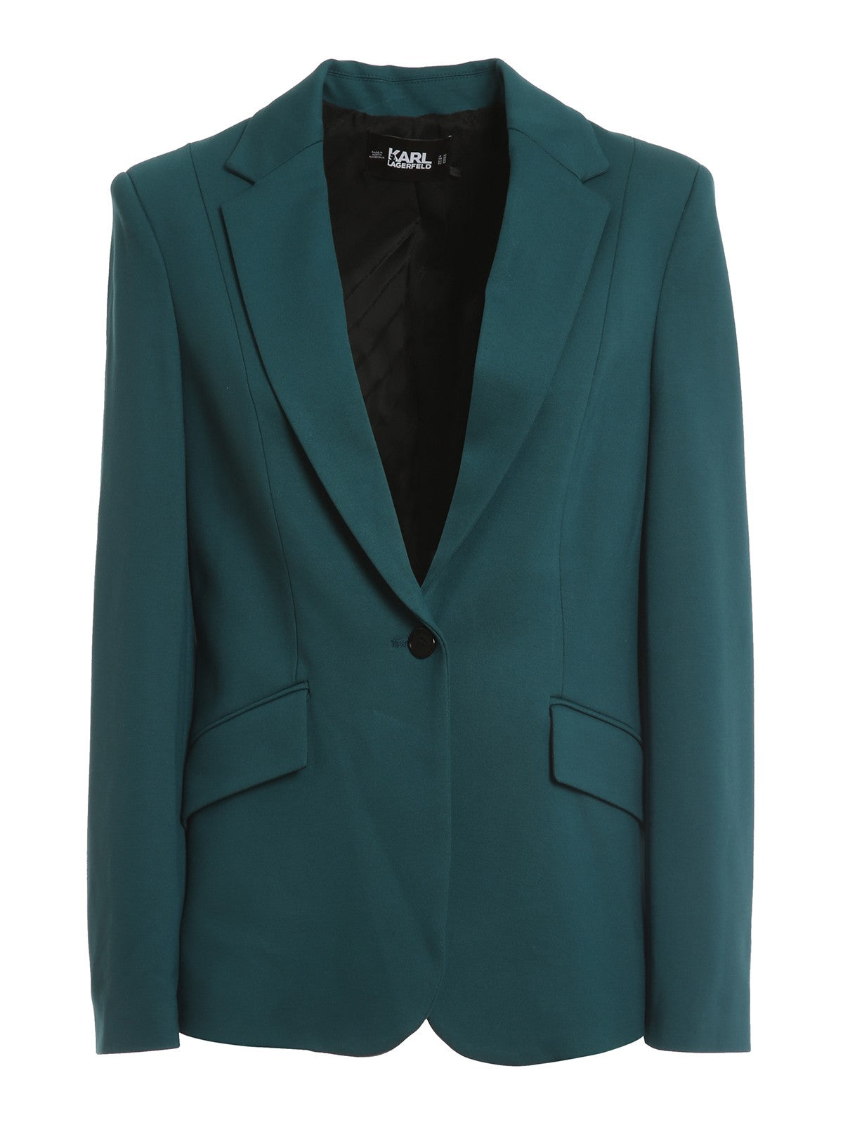 Karl Lagerfeld Single-Breasted Tailored Blazer