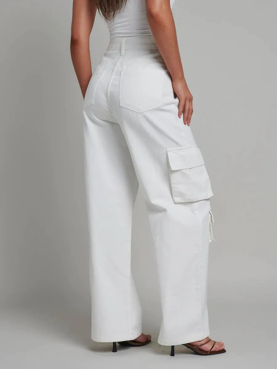 Karta Cargo Pant - White