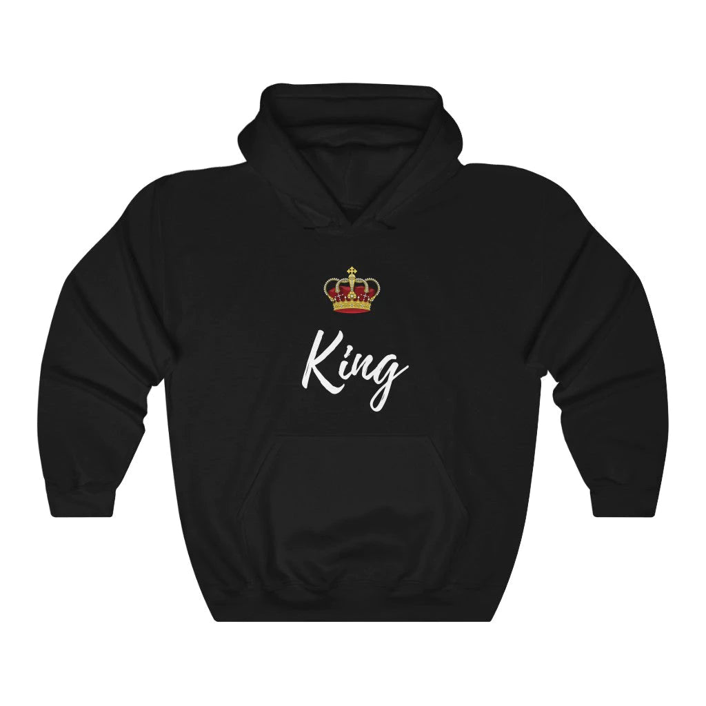 King And Queen Matching Couple Hoodies