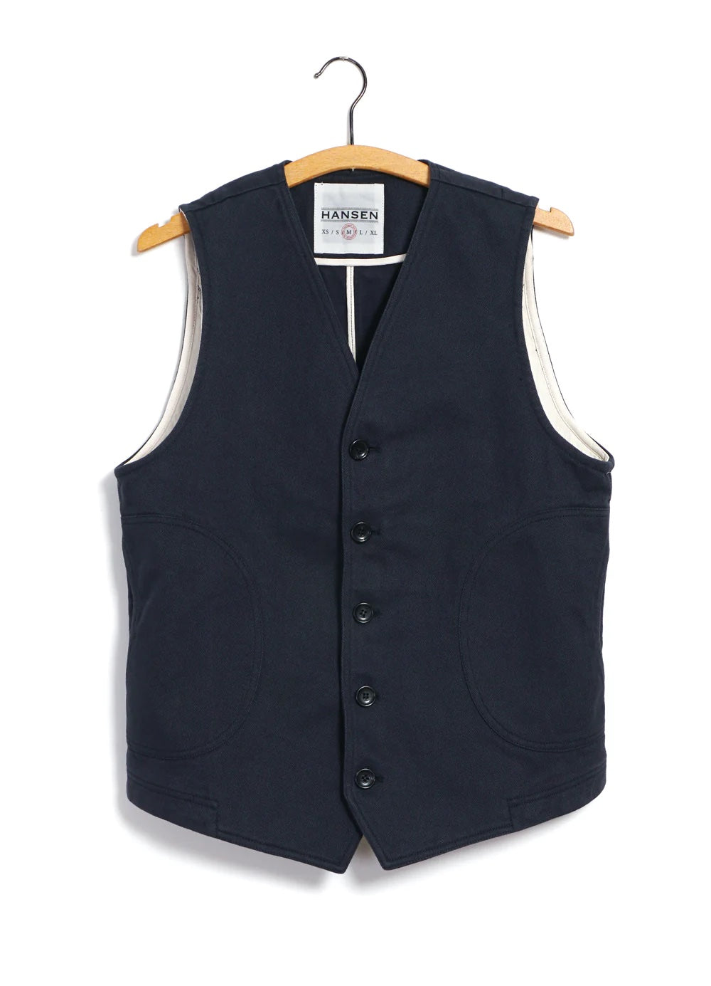 Knud, Workwear waistcoat, Dark Navy