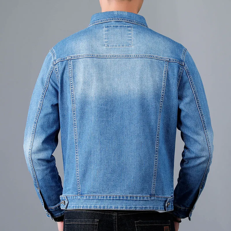 Lapel Denim Jacket