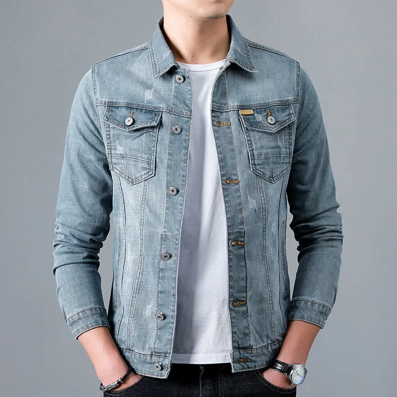 Lapel Denim Jacket