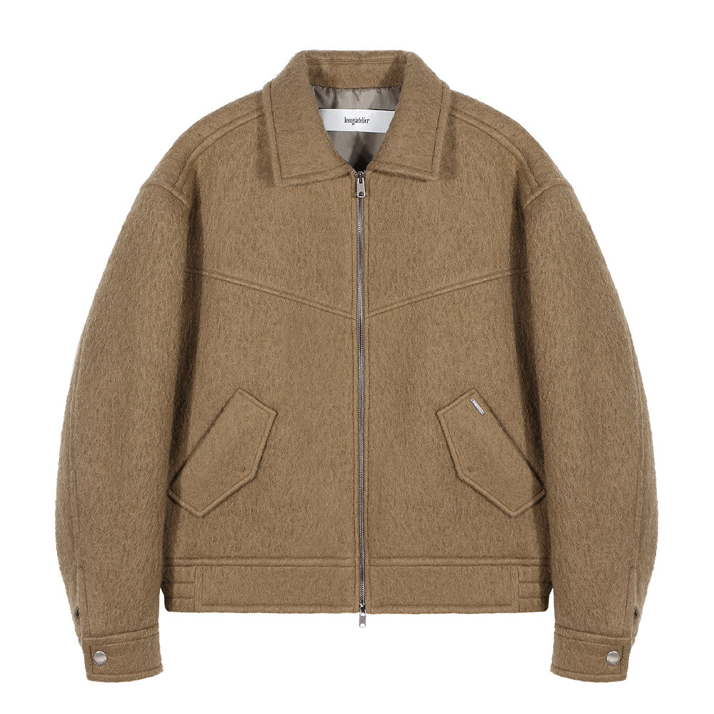 LESUGIATELIER UNISEX ALPACA BOMBER JACKET