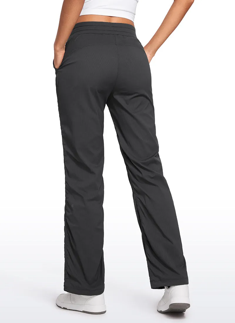 Lightweight Workout Straight Leg Pocket Pants 30