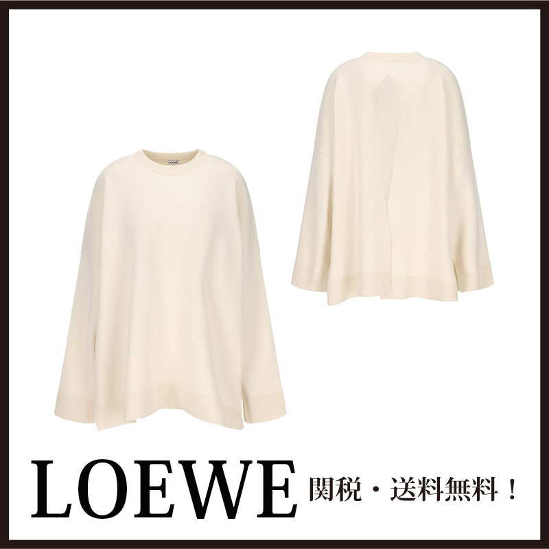 LOEWE  |Open back sweater in cashmere