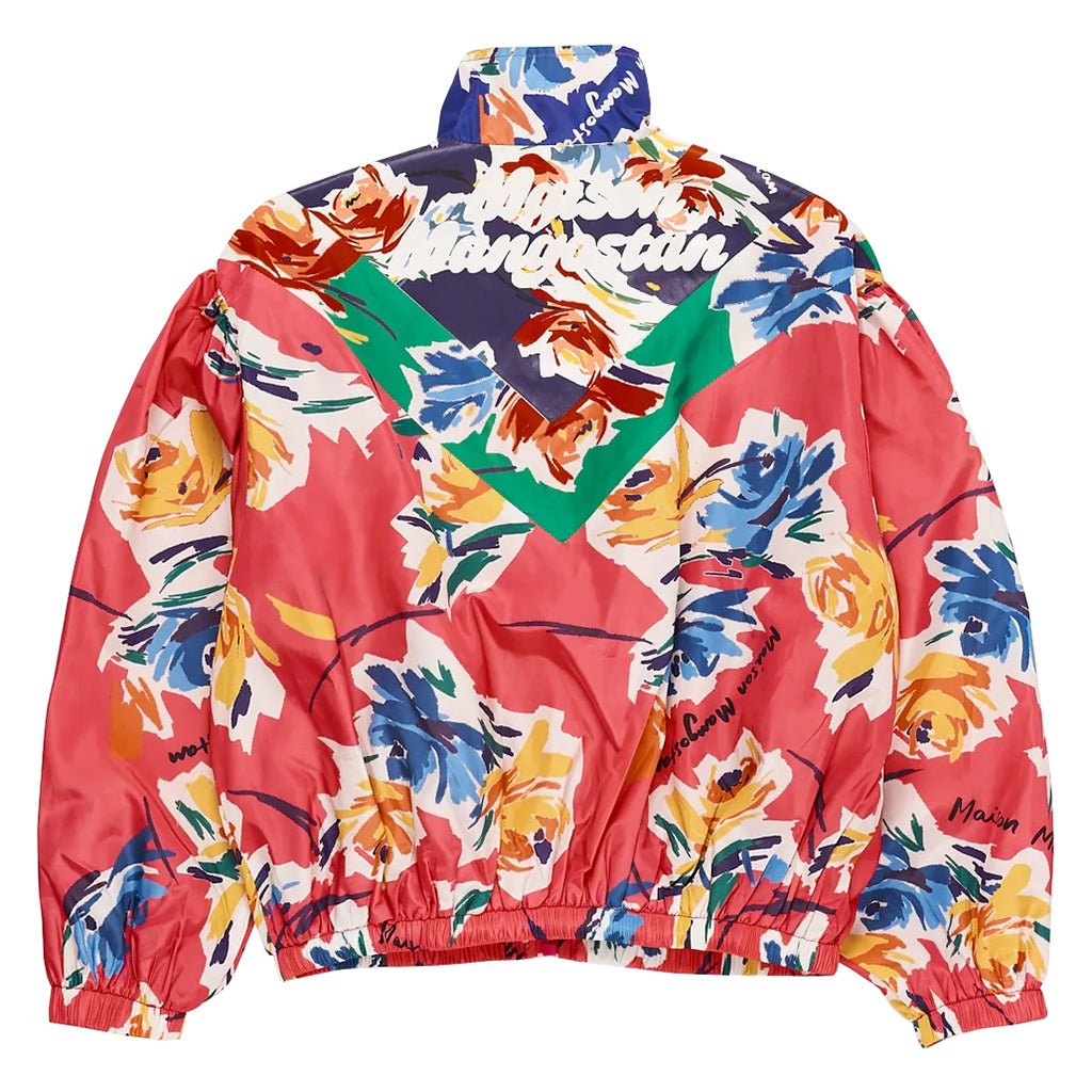 Maison Mangostan Woman Flowers Jacket Blue