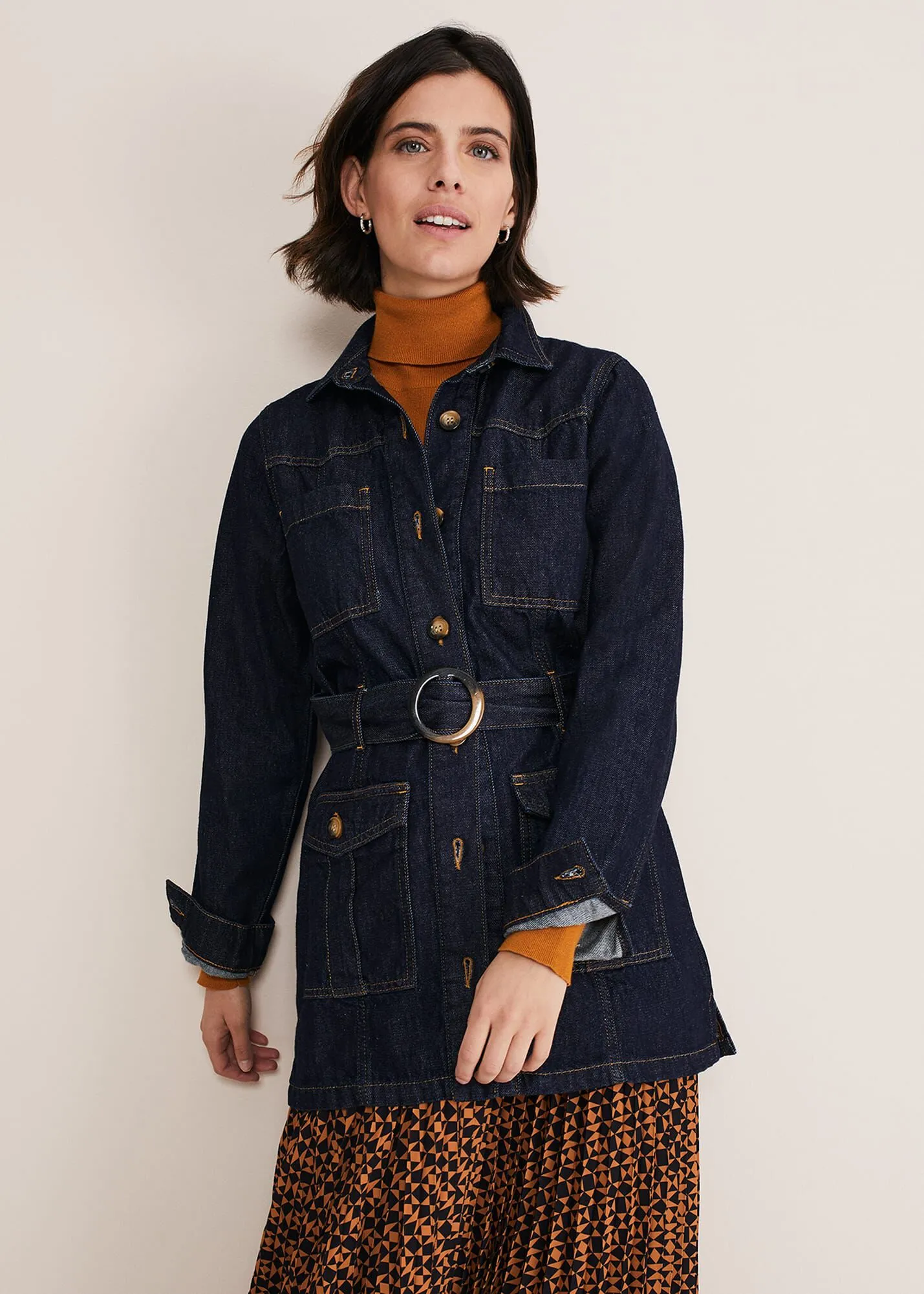 Marcie Longline Denim Jacket