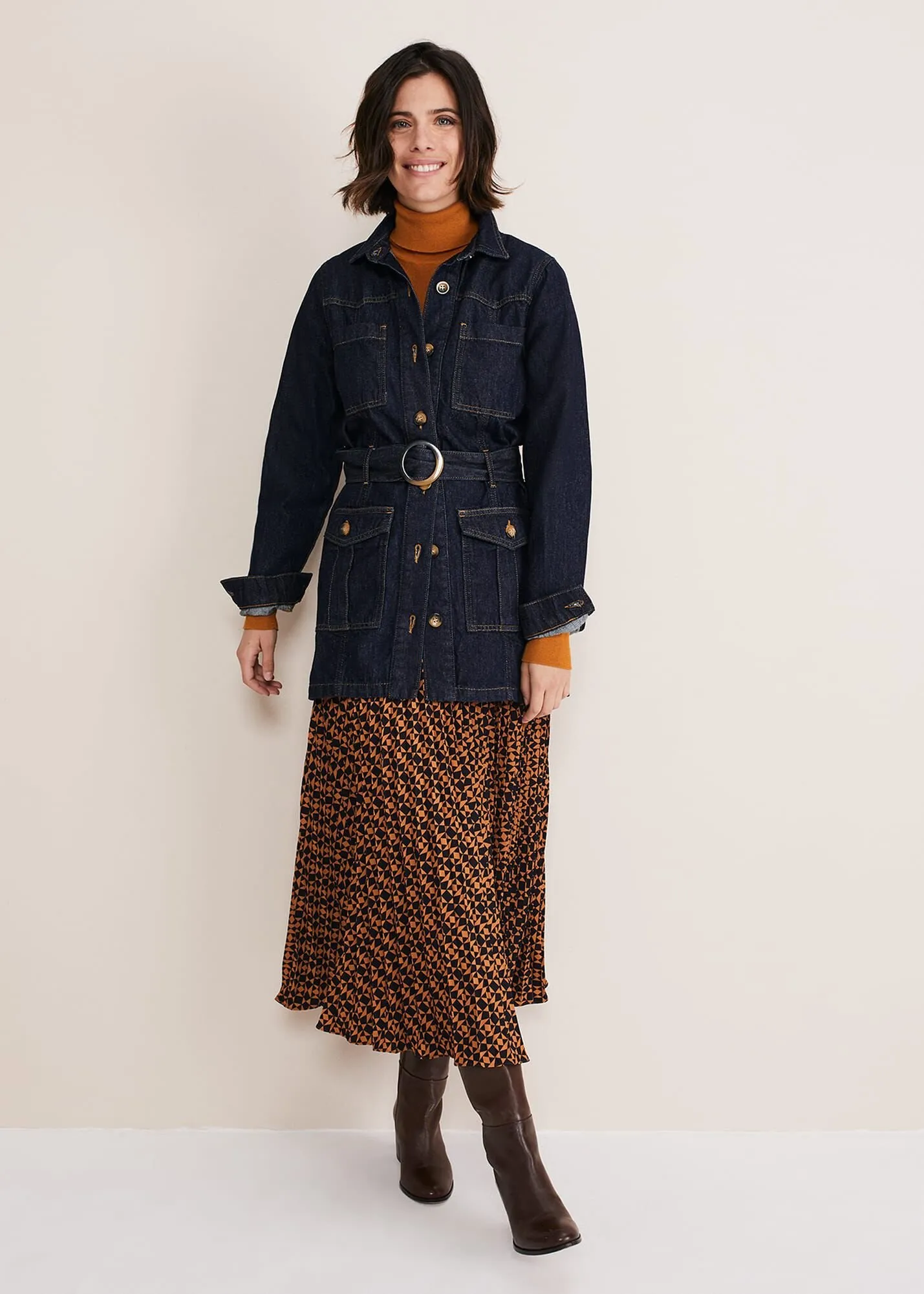 Marcie Longline Denim Jacket