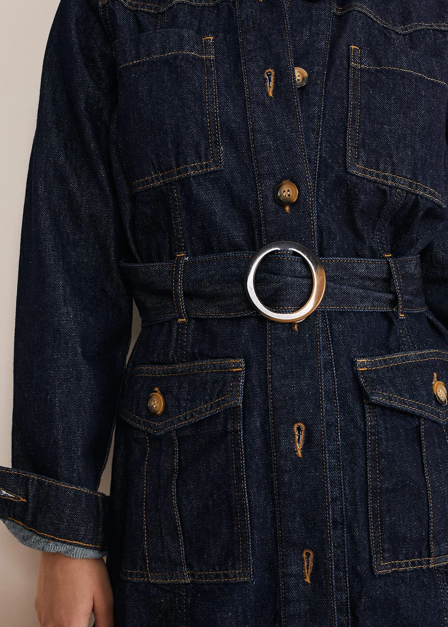 Marcie Longline Denim Jacket