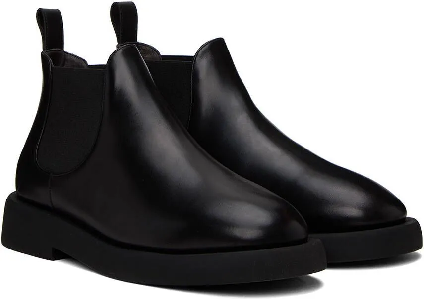 Marsèll Black Gommello Chelsea Boots