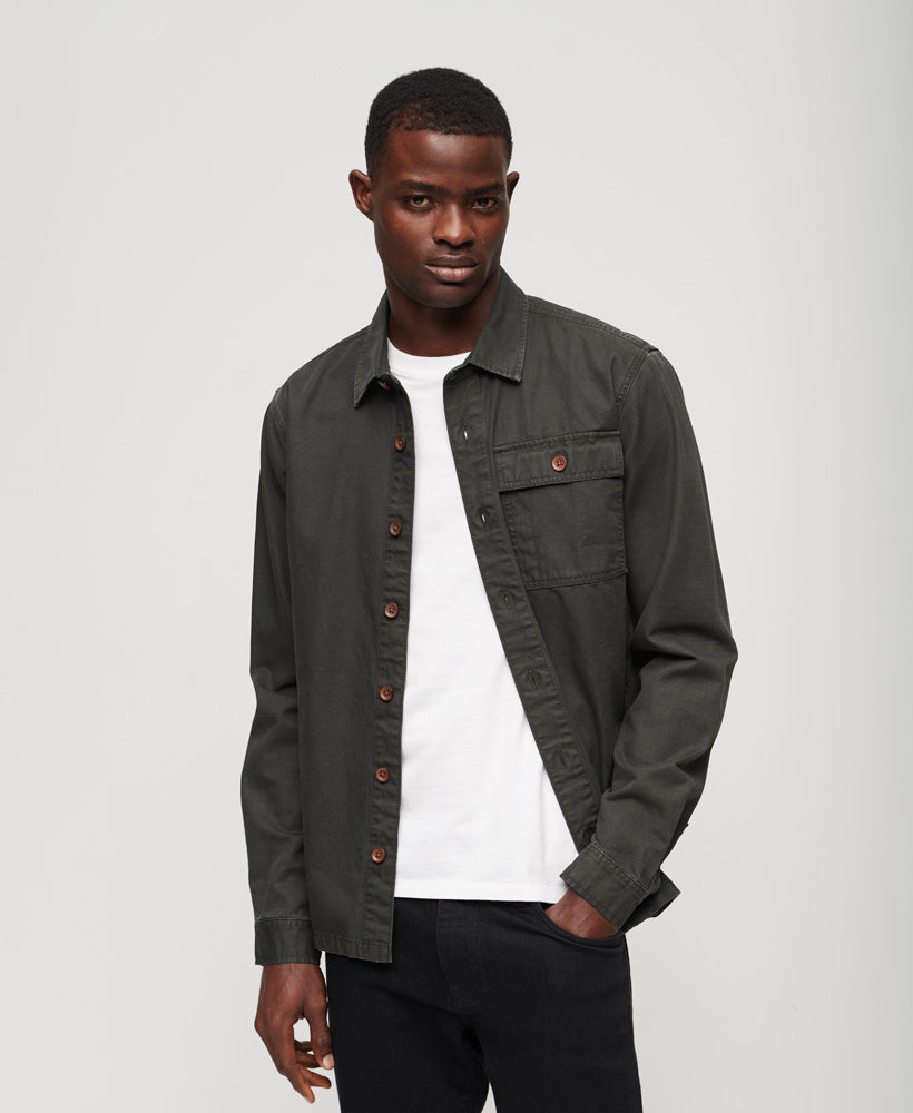 Military Overshirt | Jet Black