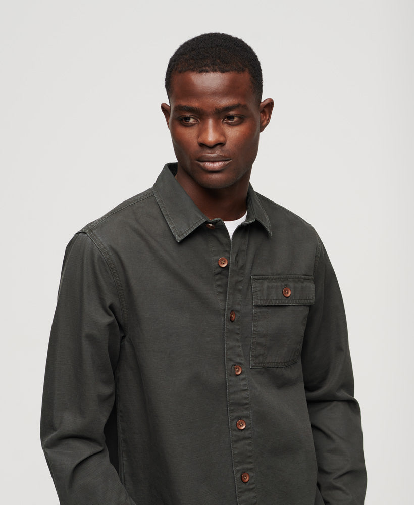 Military Overshirt | Jet Black