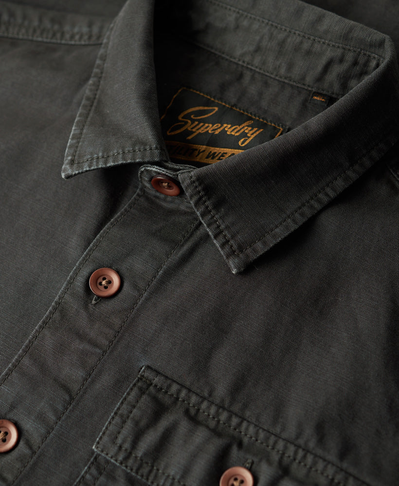 Military Overshirt | Jet Black