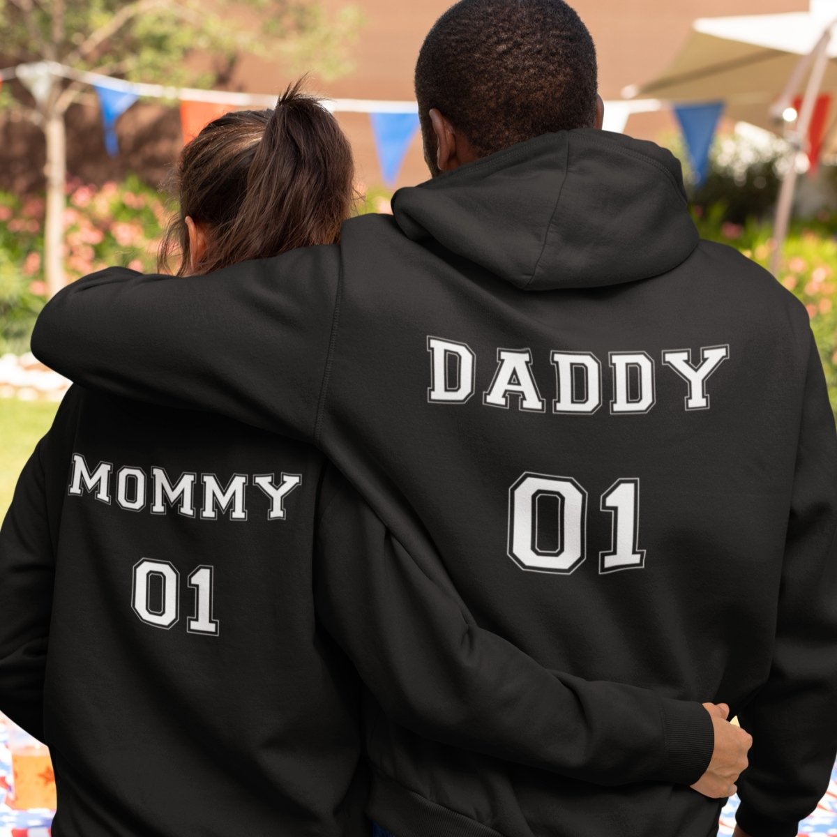 Mommy And Daddy 01 Matching Couple Hoodies