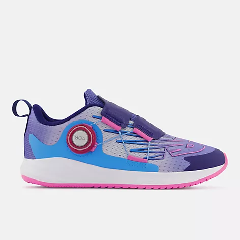 New Balance Girls Youth FuelCore Reveal v3 BOA Lace Athletic Shoes-Vibrant Violet