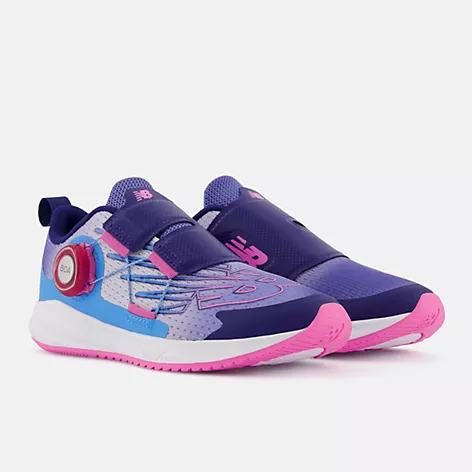 New Balance Girls Youth FuelCore Reveal v3 BOA Lace Athletic Shoes-Vibrant Violet