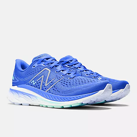 New Balance Womens 860v13 Athletic Shoes- Bright Lapis/Bright Mint/Starlight