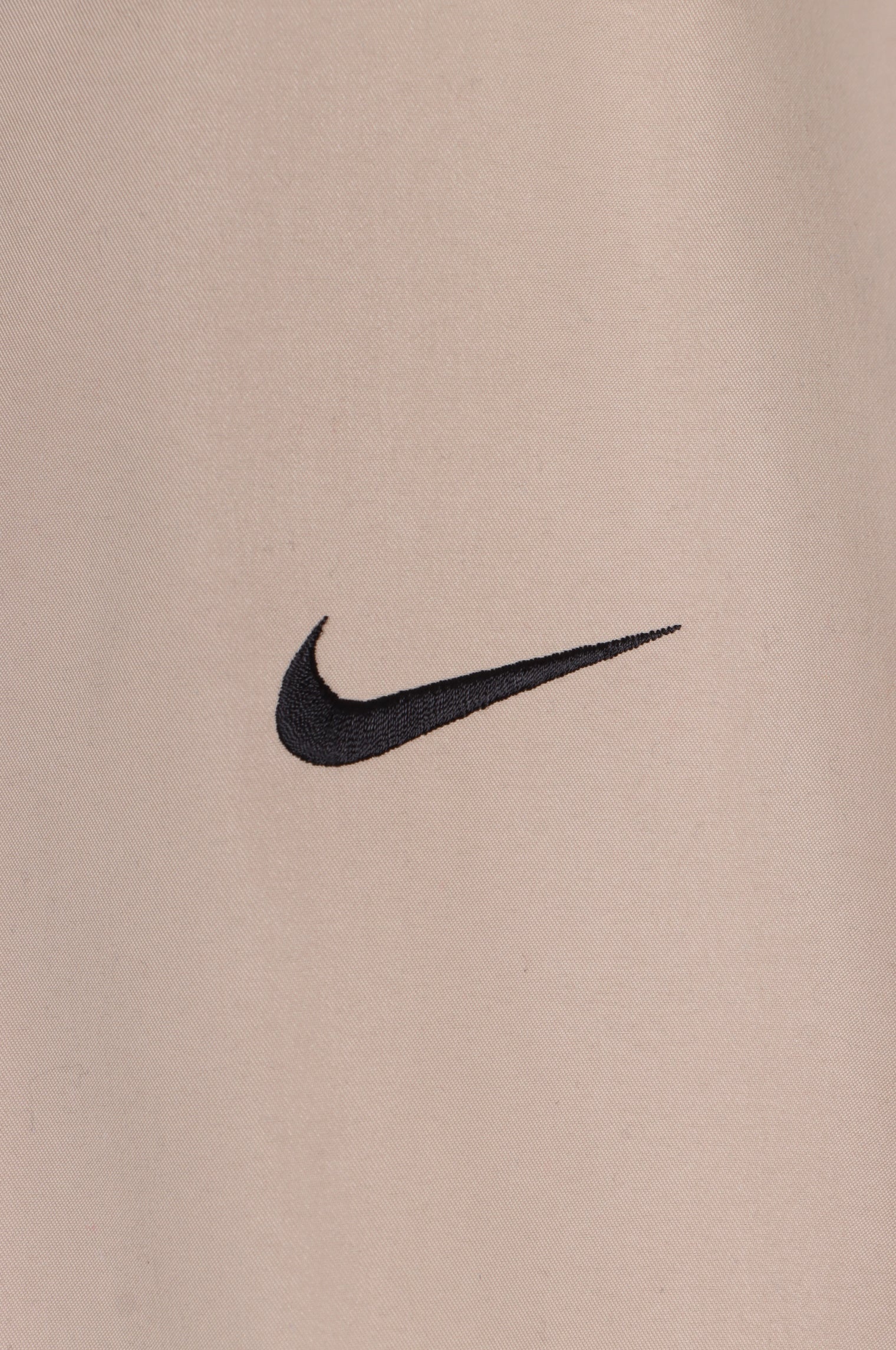 NIKE GOLF Tan & Black Embroidered Swoosh Logo Pull Over Windbreaker (XL)