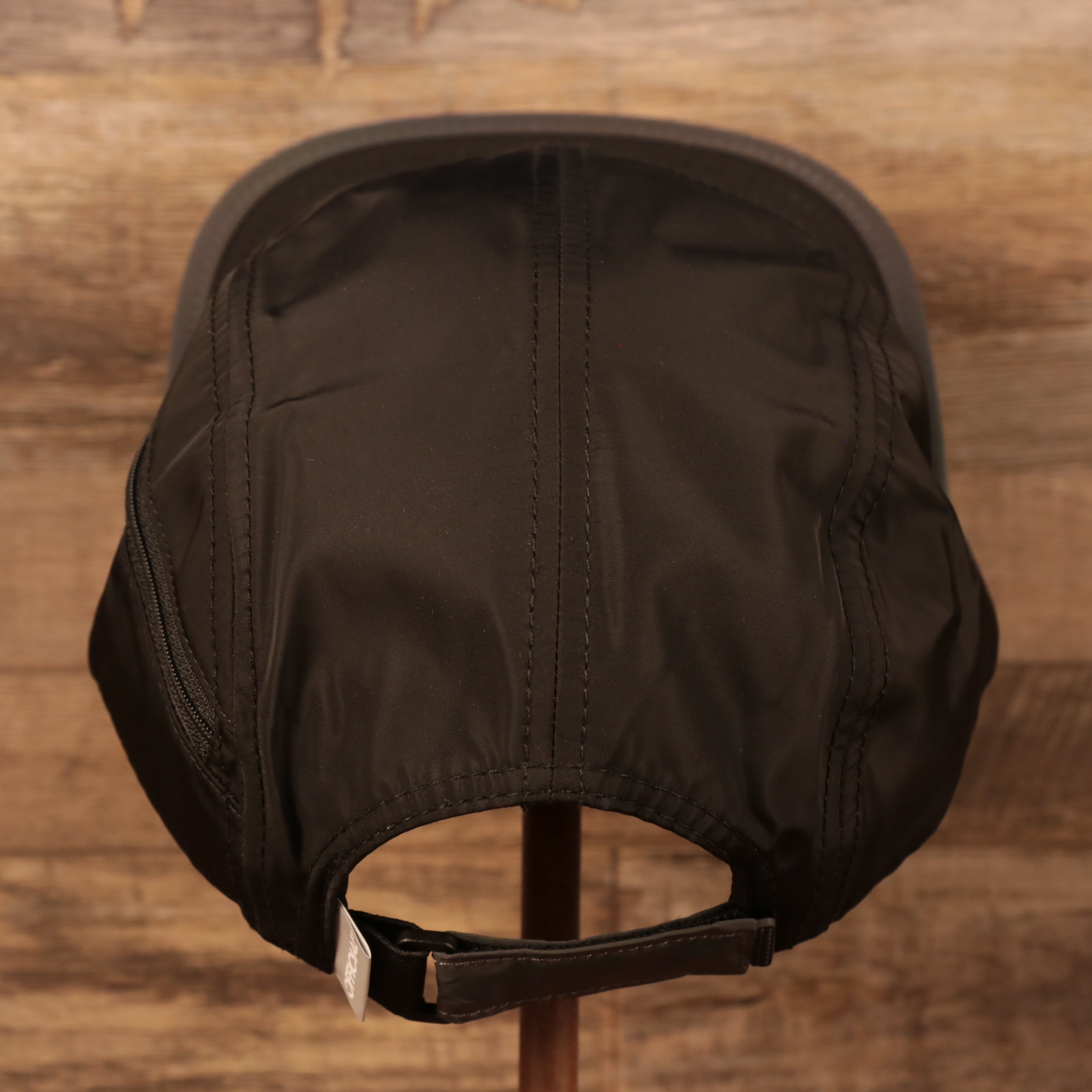 Official Hologram Brim Black Five Panel Camper Hat  with Side Pocket